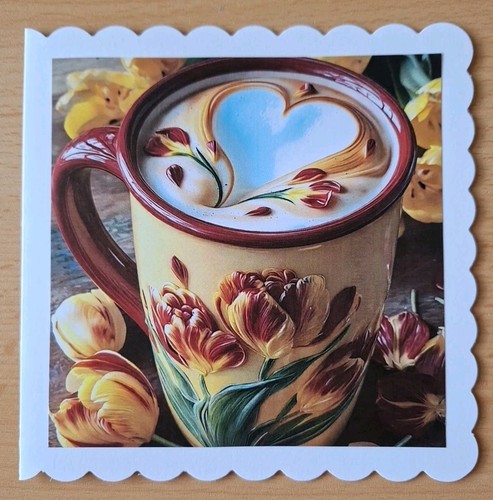 Grusskarte tasse kaffee - *tasse,