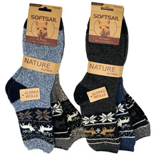 3 Paar Alpaka Socken Herren