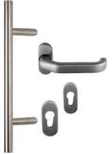 Edelstahl Haustür Griff- Beschlag- Set1022 in verschiedenen Ausführungen