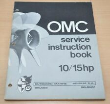Outboard Marine OMC 10 15 PS Außenbordmotor Zündanlage Werkstatthandbuch 1974
