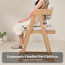 Verstellbarer Holzstuhl für