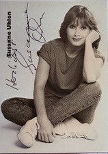 Susanne Uhlen signiert Film Karte Unterschrift Signatur Autogramm Original