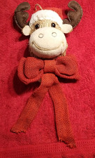 Weihnachtselch Gesicht Elch zum Aufhängen