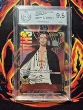 One Piece Karte Card Shanks OP01-120 SEC Romance Dawn Holo Alt Art PGS 9,5 MINT