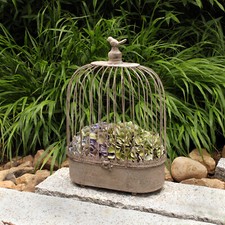 Vintage Deko Käfig Oval