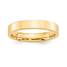 14K Gelbgold Unisex 4Mm