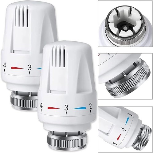 Heizungsthermostatkopf mit - 4×,