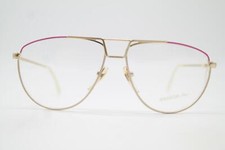 Vintage Brille ESSILOR 1013 Gold Violett Oval Brillengestell eyeglasses