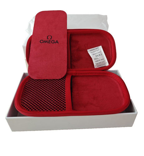 Omega reiseetui rot uhrenetui - rot,
