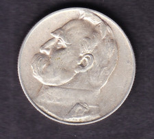 Polen Silbermünze 5 Zl 1935 Pilsudski