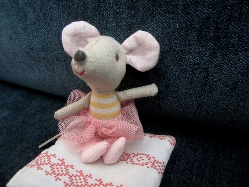 Maileg maus mit roten lippen - maus,