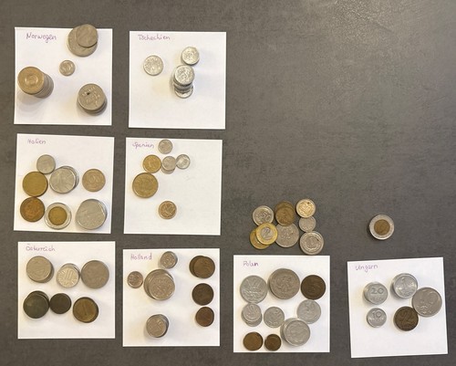 Münzsammlung verschiedene - münzsammlung,