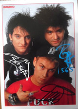 DIE ÄRZTE 3*  Farin Urlaub Bela B. --- BRAVO - Autogrammkarte 332 K