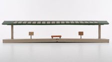 Kibri H0 Bahnsteig mit Dach