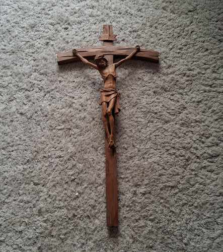 Holz kruzifix wandkreuz - kruzifix,
