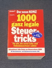 1000 ganz legale Steuertricks - Der neue KONZ - 1990