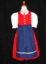 " Turi Landhaus " Kinder, Mädchen  Dirndl, 3 teilig, Gr. 110, neuwertig