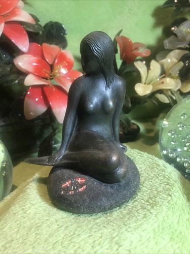 Antike meerjungfrau bronze auf - antike,