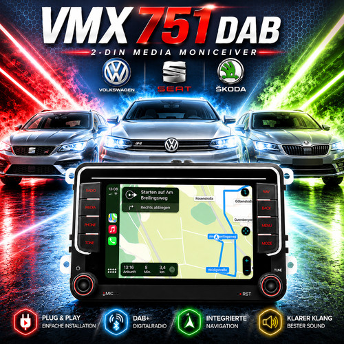 Dab din autoradio moniceiver - dab,