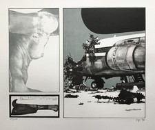 Peter SORGE Lithografie datiert 70 nummeriert 34/100 signiert