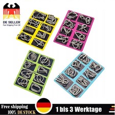 Metalldraht-Puzzle-Set mit 32