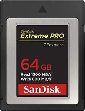 SanDisk Extreme PRO CFexpress-Karte Typ B, 64GB, bis zu 1.700MB/Sek., für RAW 4K
