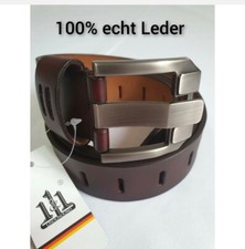 Herren Damen Gürtel echt