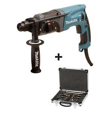 Makita HR2470 SDS+Bohrhammer + Makita Bohrer-Meißel-Satz als Zubehör