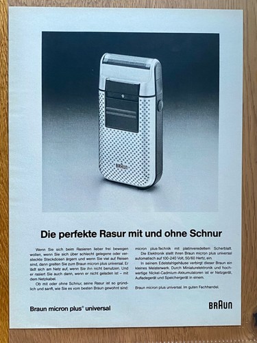 Braun micron plus universal