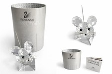 Swarovski Silver Crystal Maus