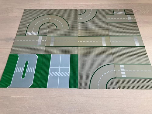 Lego 12x straßenplatten 32x32 - 12x,