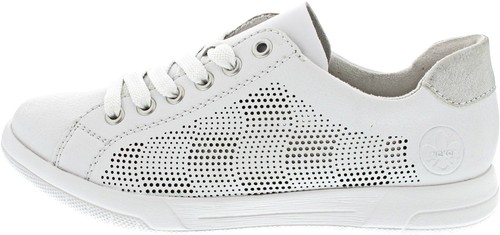Rieker damen sneaker - sneaker, weiss