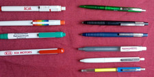 10 Kugelschreiber - Senator, Prodir, Rohring, Berendsohn, Uma - Werbekulis