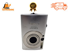 Canon IXUS 80 IS Digitalkamera 8MP, Bildstabilisator, Kompakt Silber Gebraucht