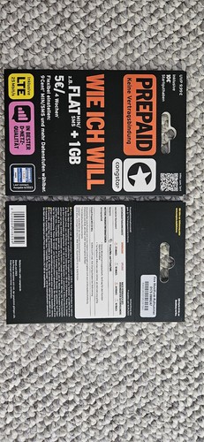 Congstar telekom prepaid - d1,