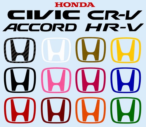 Custom honda logo aufkleber - 6x,