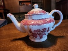 Kanne Kaffeekanne Teekanne Spode Copeland Pink Camilla