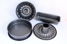 Dr. Oetker Backform-Set 4-tlg Springform Gugelhupf Kastenform Rohrboden B-Ware