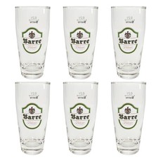 Barre bräu bierglas glas - 6x,