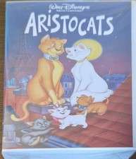 Walt Disney Meisterwerke Aristocats VHS Kassette mit Hologramm
