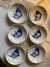 6 X Schale Handgemalte