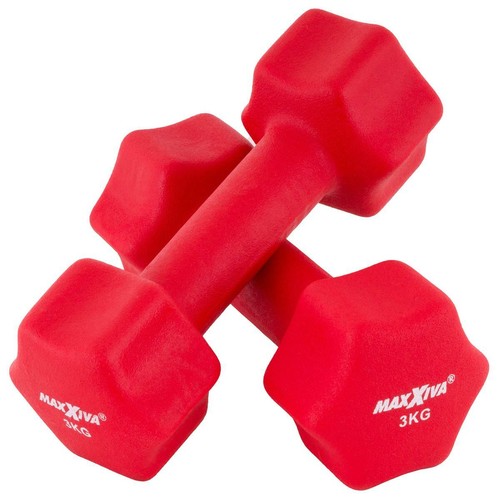Maxxiva hantel set rot neopren - hantel-set,