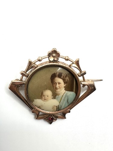 Jugendstil brosche - jugendstil,