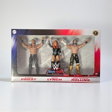 WWE Wrestling 3 Figuren Set || Main Event Series - Priest Lynch Rollins || NEU