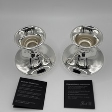 Fink Kerzenständer Set (2 Stück) Versilbert MARS 7cm Höhe