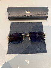 cartier sonnenbrille blau und