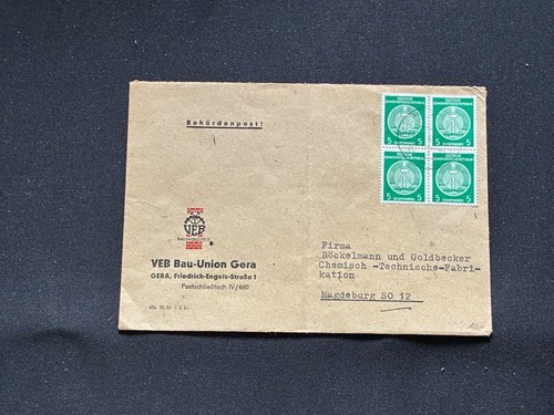 Belege ddr dienstpost - belege, (a)