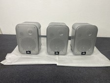3 Stück JBL Control One 2-Wege Kompakt Lautsprecher Boxen Silber NEU