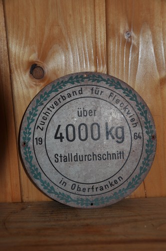 Altes blechschild - altes,