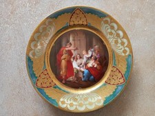 Prunkteller Wandteller Porzellan handbemalt Z.S.&Co Bavaria